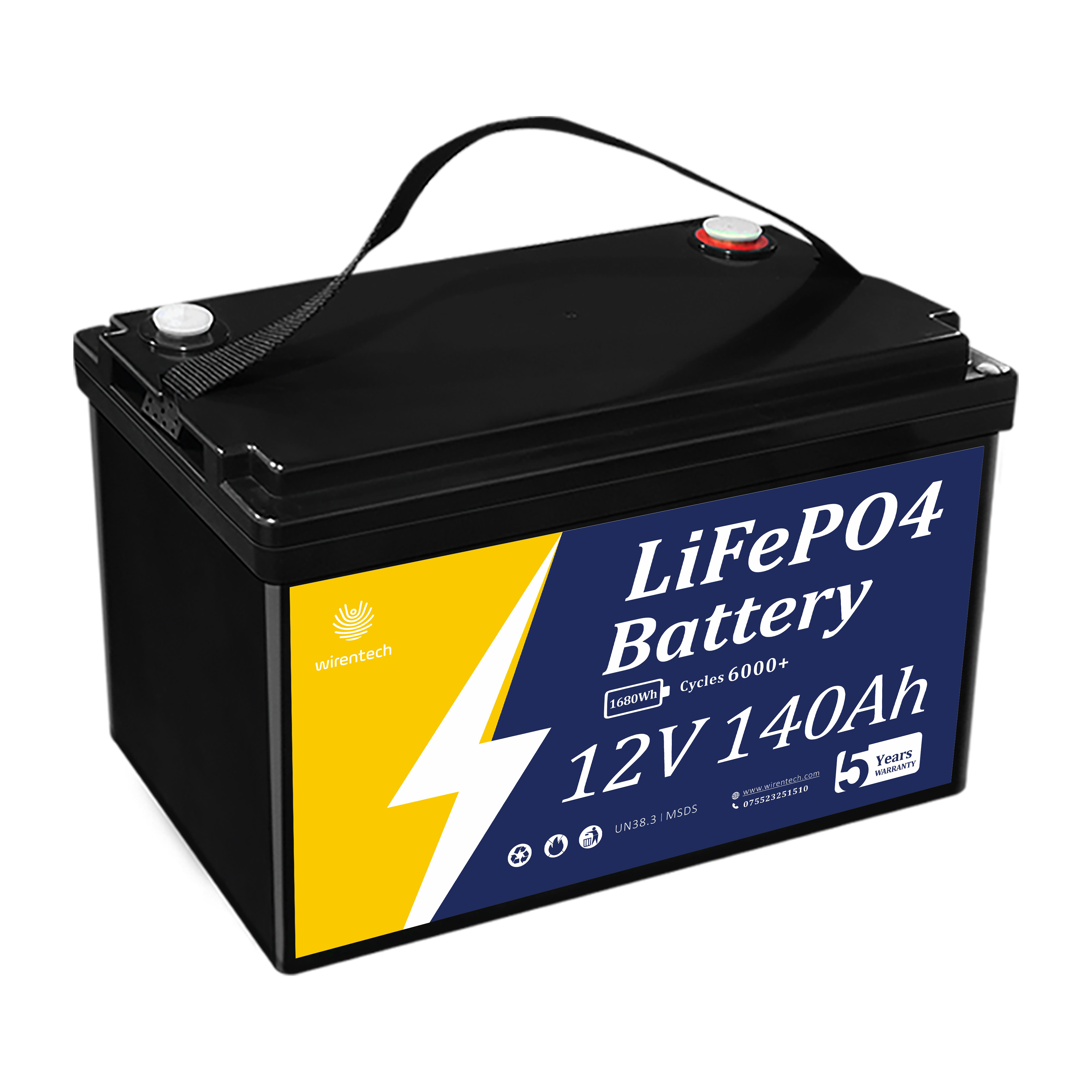 Personnalisez la batterie au lithium haute performance du groupe 31.